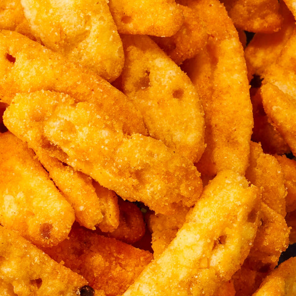 Kaki no Mi Rice Crackers: Chili Garlic Oil