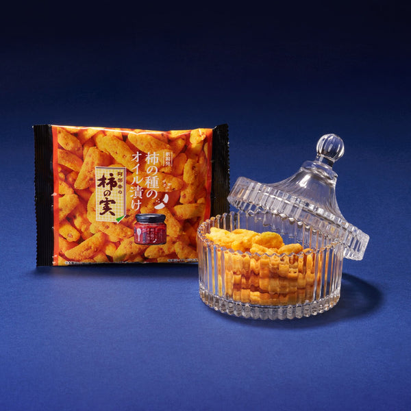 Kaki no Mi Rice Crackers: Chili Garlic Oil