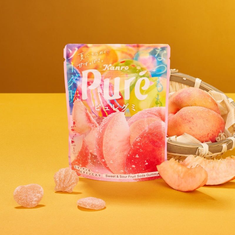Puré Gummy: Natsumomo Peach Soda