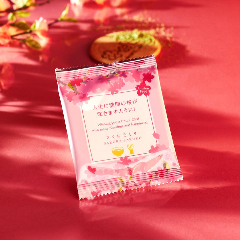 Gluten-Free Sakura Matcha Gaufrettes