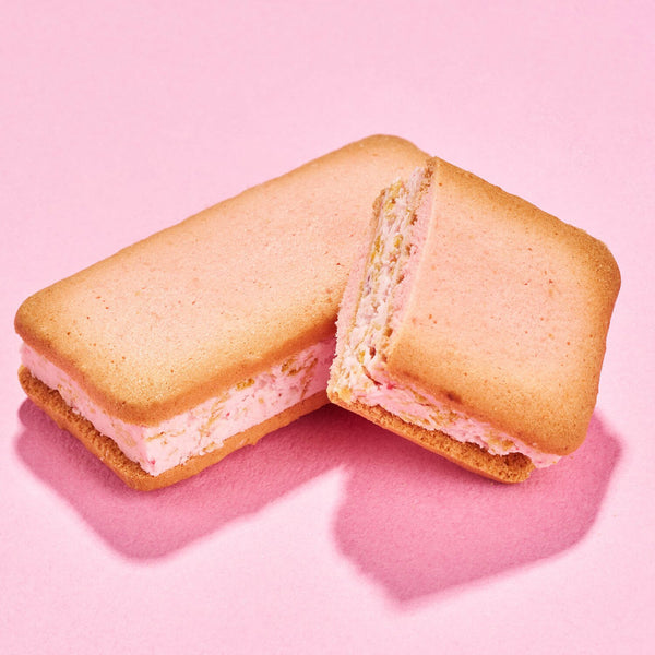 Strawberry Parfait Sandwich Cookie