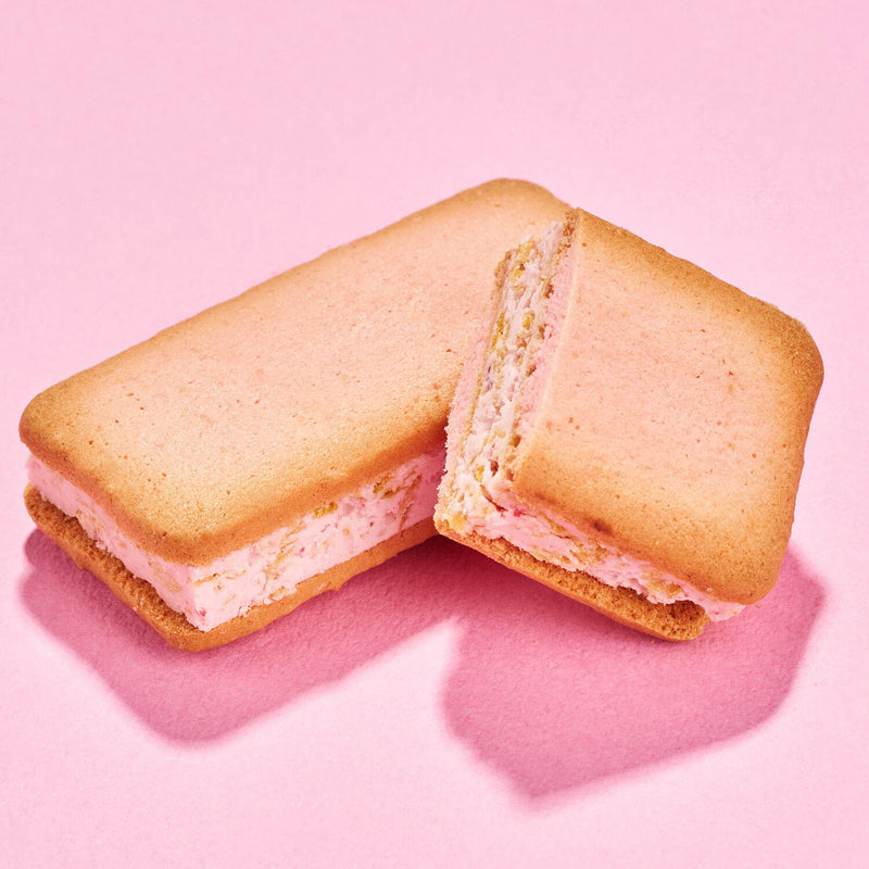 Strawberry Parfait Sandwich Cookie