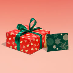 Gift Wrap with Personalized Card