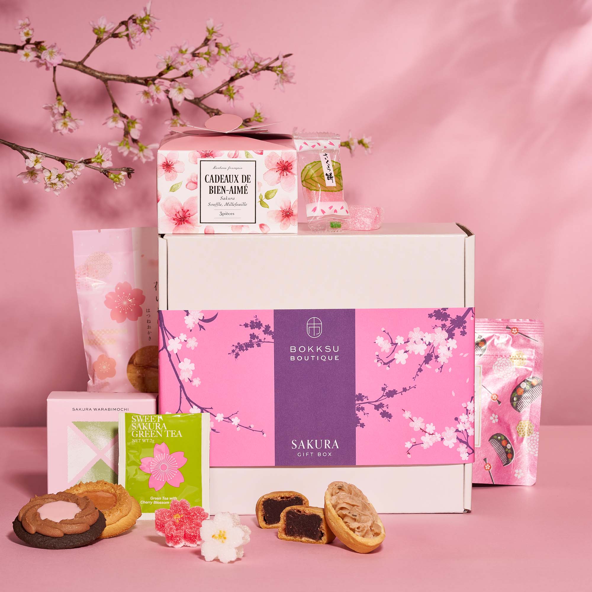 Sakura Snacks Gift Box Bokksu