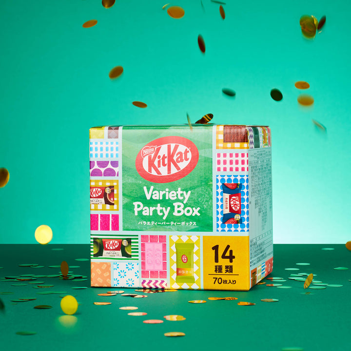 Japanese Kit Kat: Variety Party Box 2024 (70 Pieces, 14 Flavors)