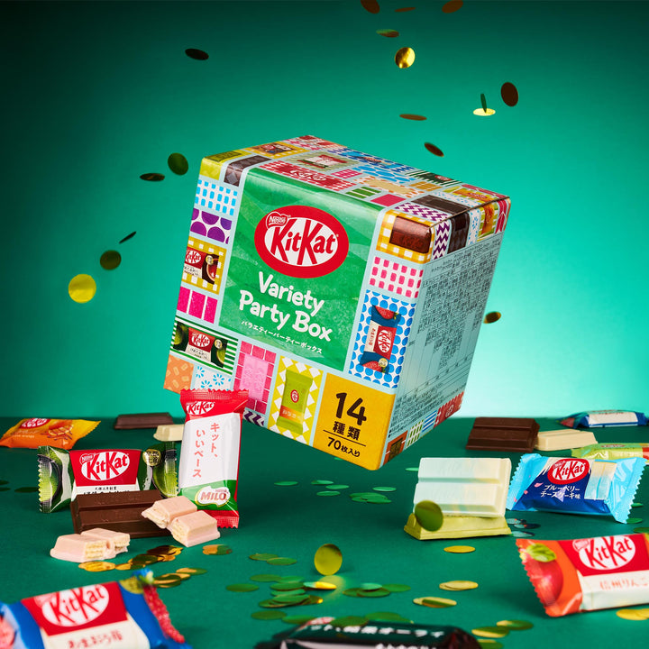 Japanese Kit Kat: Variety Party Box 2024 (70 Pieces, 14 Flavors)