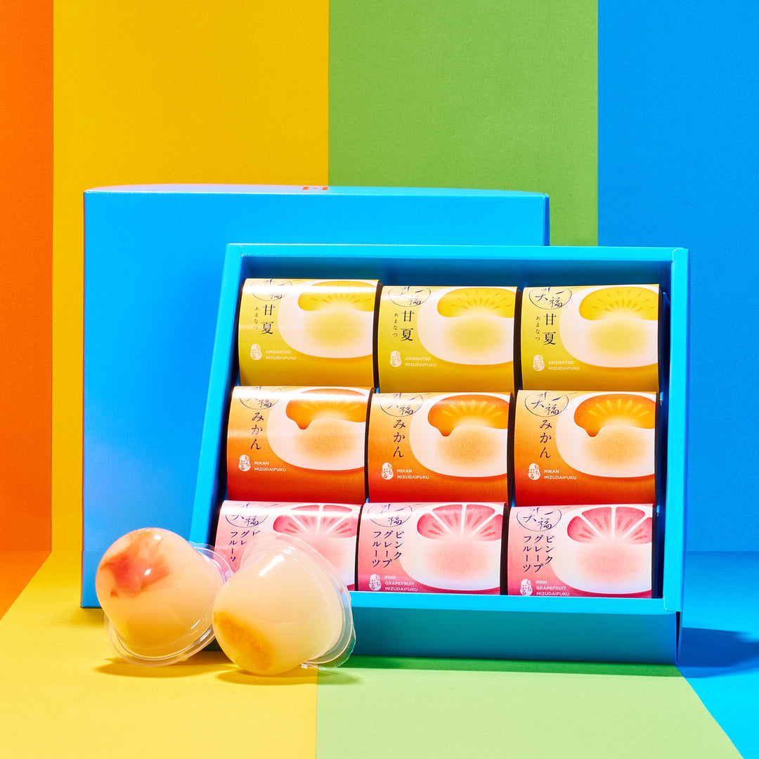 Summer Citrus Fruits Mochi Jelly Gift Set (9 Pieces, 3 Flavors)