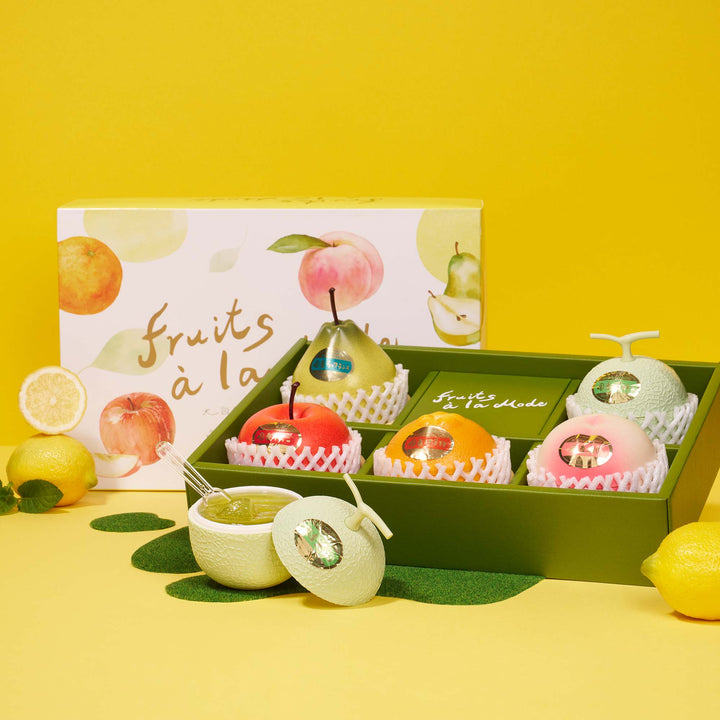 Premium Fruits a La Mode Jelly Gift Box (5 Pieces, 5 Flavors)