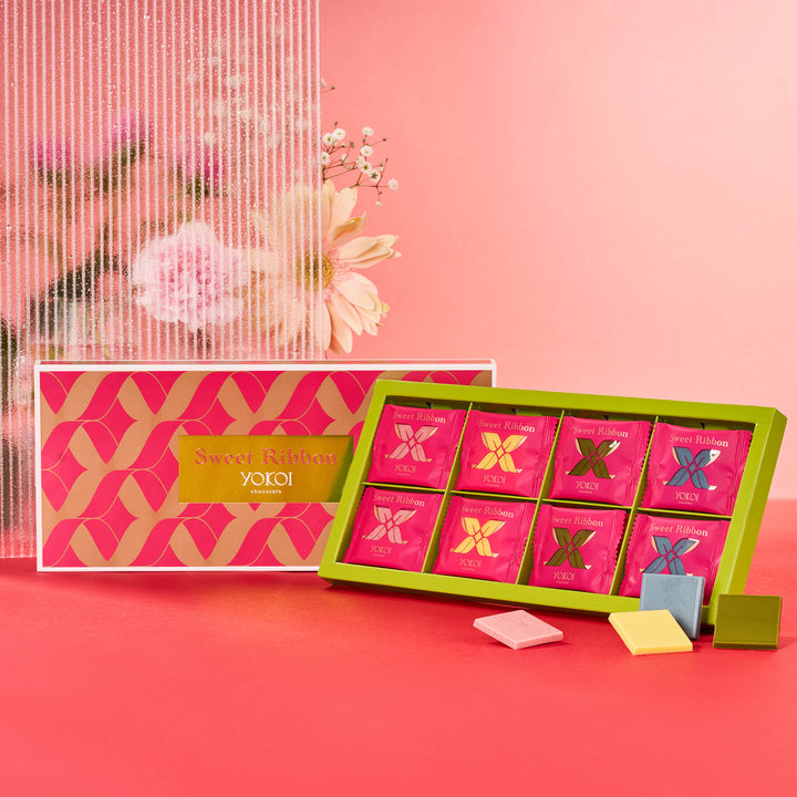 Sweet Ribbon Chocolate Gift Box (16 Pieces, 4 Flavors)