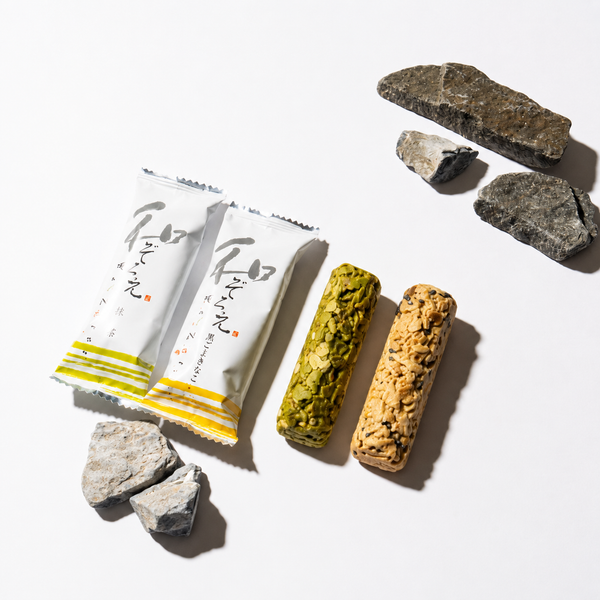 Wazoroe Crunch Bar Matcha & Black sesame kinako