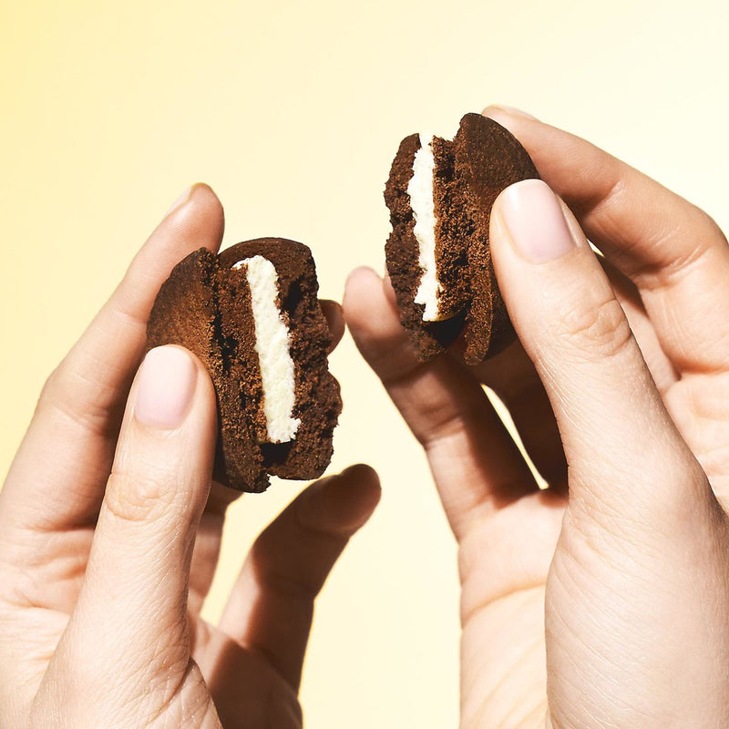 ICHICORO Chocolate Puff Sand Cake: Black Bitter Chocolate