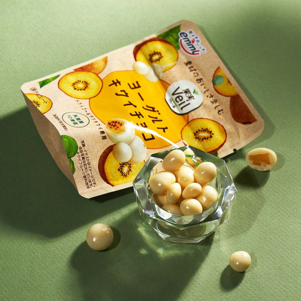Yogurt Kiwi Chocolate Bites