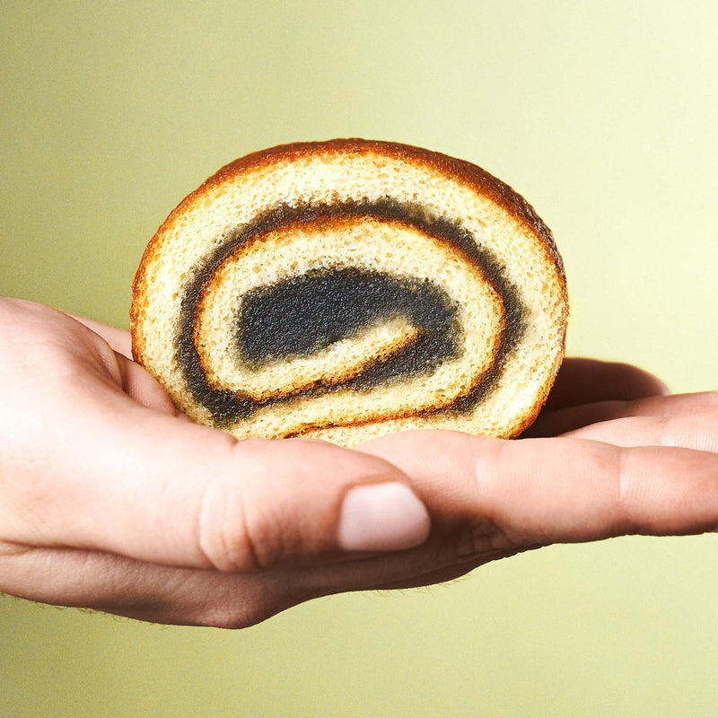 Black Sesame Roll Cake