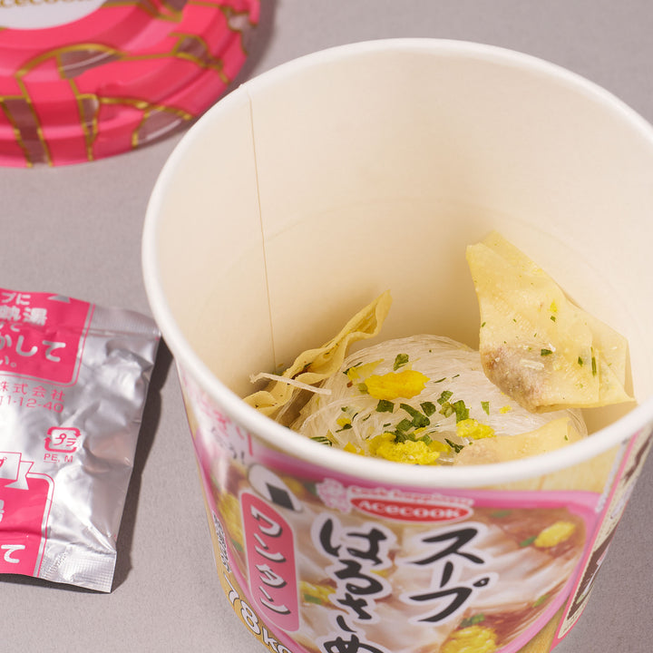 Instant Glass Noodle Soup: Wonton (1 Cup)