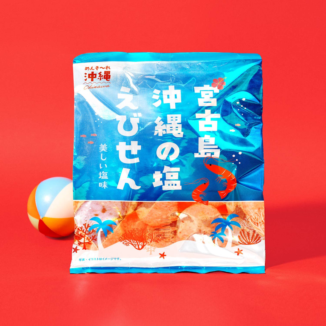 Miyako Island shrimp Senbei (1 Piece)