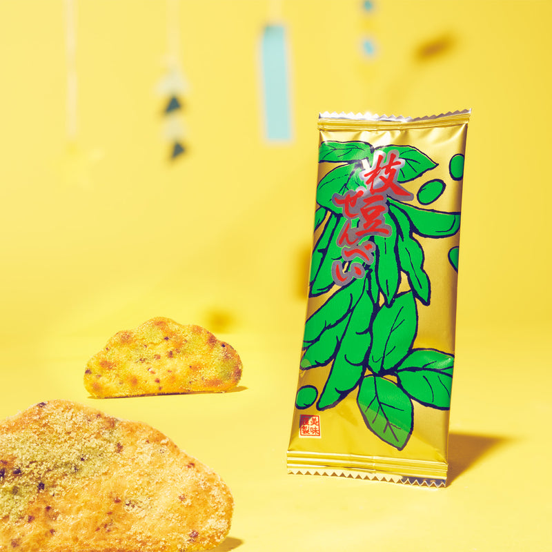 Edamame Senbei packaging