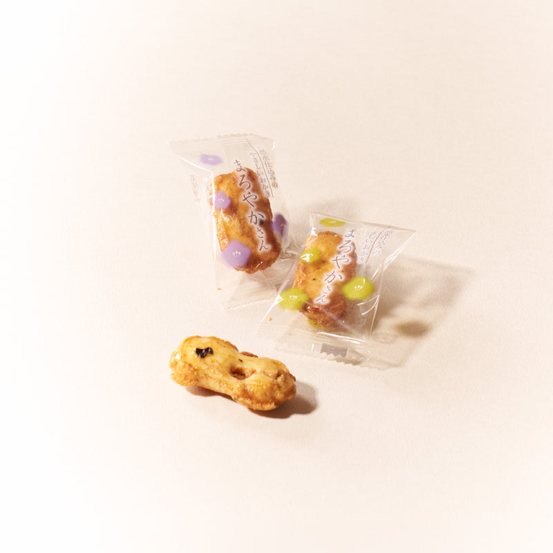 Maroyakasan Rice Cracker: Soy Sauce packaging