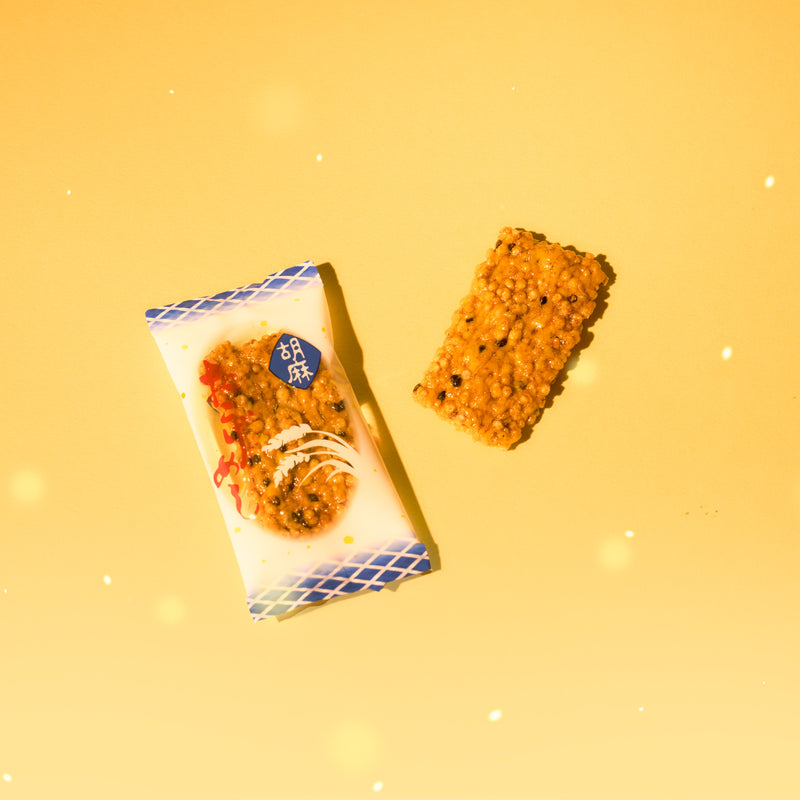 Okogemeshi Senbei: Sesame packaging