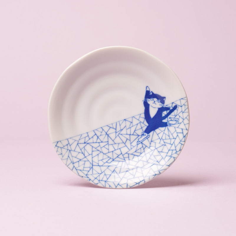 Shichita Someneko Cat Plate