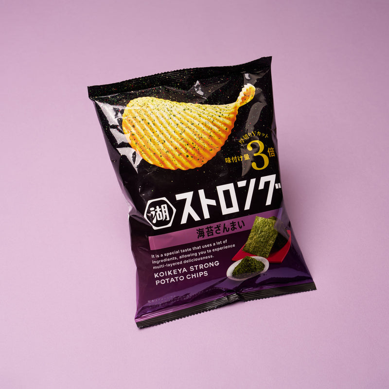 Strong Nori Zammai Potato Chips packaging