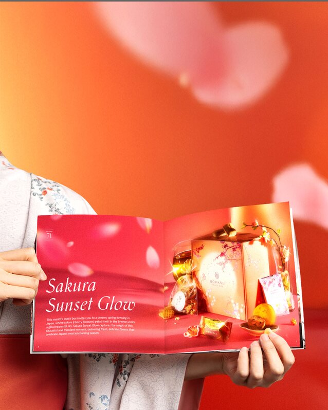 Sakura Sunset Glow – Bokksu Snack Box: Authentic Japanese Snacks