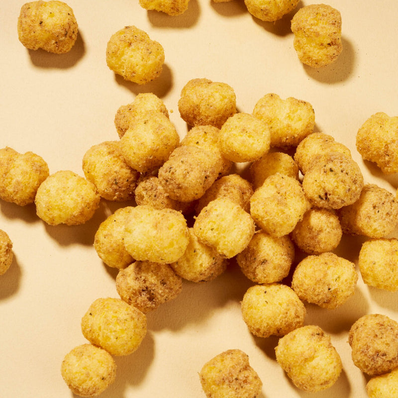 Takoyaki Tei Corn Puffs packaging