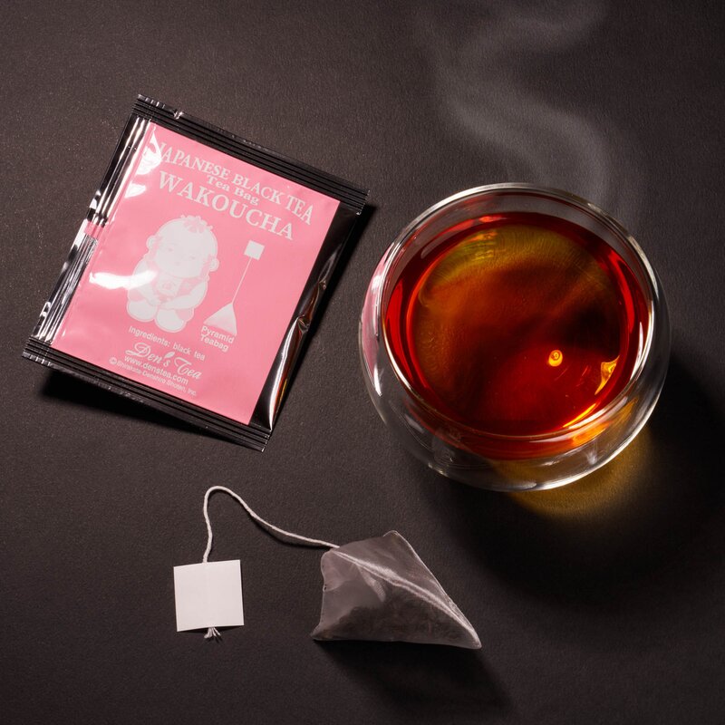 Denshiro Japanese Black Tea packaging