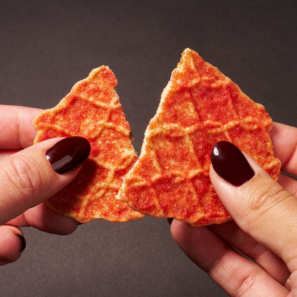 Caramelized Butter Strawberry Waffle Cookie