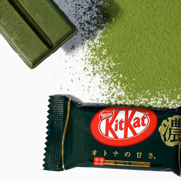 Japanese Kit Kat: Dark Matcha Otona No Amasa (10 Pieces)